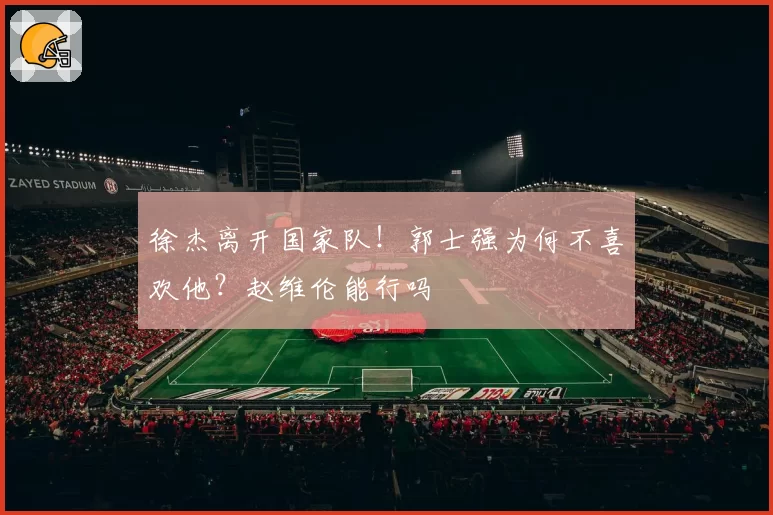 徐杰离开国家队！郭士强为何不喜欢他？赵维伦能行吗